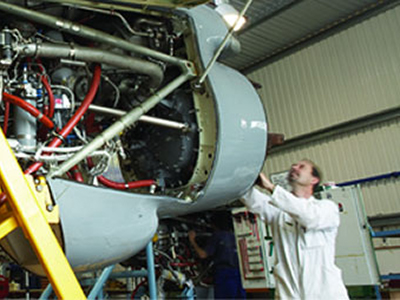 People Servicing Aircraft